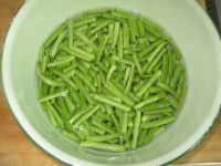 豆角炒洋葱