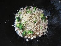 鸡茸鲜菇面