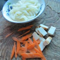 豆腐胡萝卜煮粉