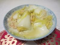 娃娃菜豆腐衣