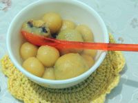 豆沙红薯汤圆