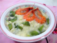 梅豆鲜虾疙瘩汤