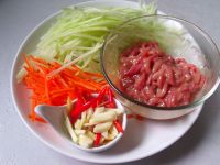 芥蓝炒牛肉