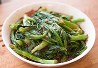 豆豉油麦菜