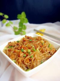 虾干仁肉末粉丝煲