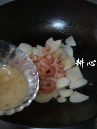 豆薯炒虾仁