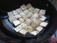 上海青煎豆腐