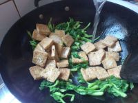 上海青煎豆腐