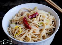 娃娃菜炒面