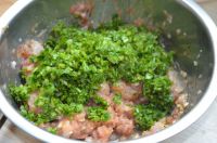 油麦菜鱼肉馄饨