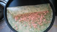 葱花火腿叠饼