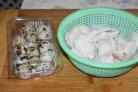 鹌鹑蛋平菇汤