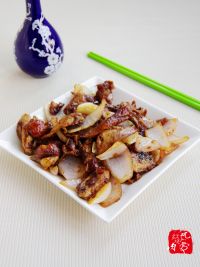 洋葱炒鸭片