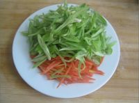 眉豆胡萝卜丝