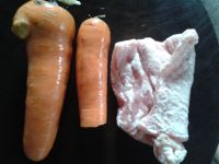 胡萝卜炒肉片