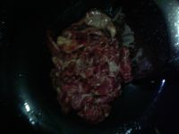长豆角炒肉片