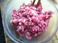 小米瘦肉豆角丸子