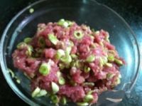 小米瘦肉豆角丸子