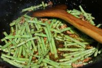 芽菜肉丝炒豇豆