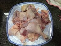 南瓜焖鸡肉