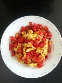 红椒炒鸡蛋