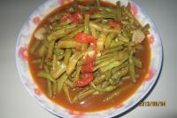 番茄炖豆角