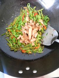 青椒肉丝面