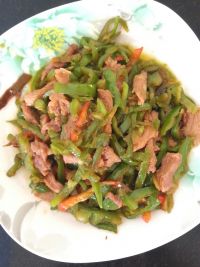 青椒肉丝面