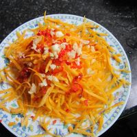 蒜米剁椒南瓜丝