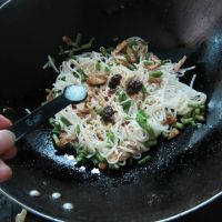 瘦肉豆角炒面