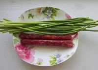 蒜薹炒广式腊肠