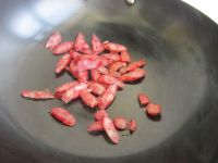 蒜薹炒广式腊肠