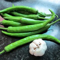 蒜米蒸汽辣椒