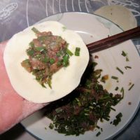 瘦肉韭菜馅饺子