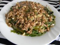 肉末油麦菜