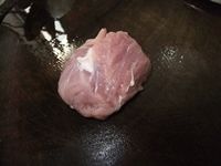 瘦肉炒小白菜