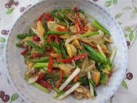 炒花甲肉