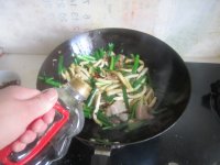 花肉韭菜炒豆干