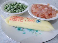 豌豆虾仁烩玉子豆腐