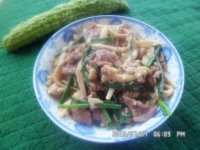 牛肉炒平菇