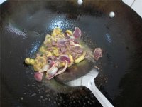 豆芽炒鸡杂