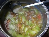 紫菜丝瓜肉片汤