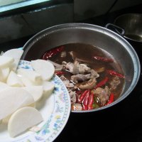 羊肉萝卜干锅