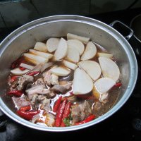 羊肉萝卜干锅