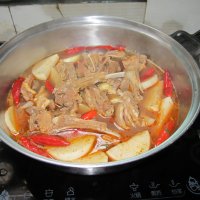 羊肉萝卜干锅