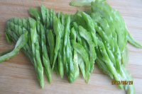 苦瓜拌火腿肠