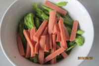 苦瓜拌火腿肠