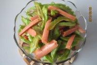 苦瓜拌火腿肠