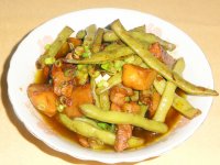 土豆炖豆角