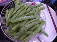 四季豆炒榄菜